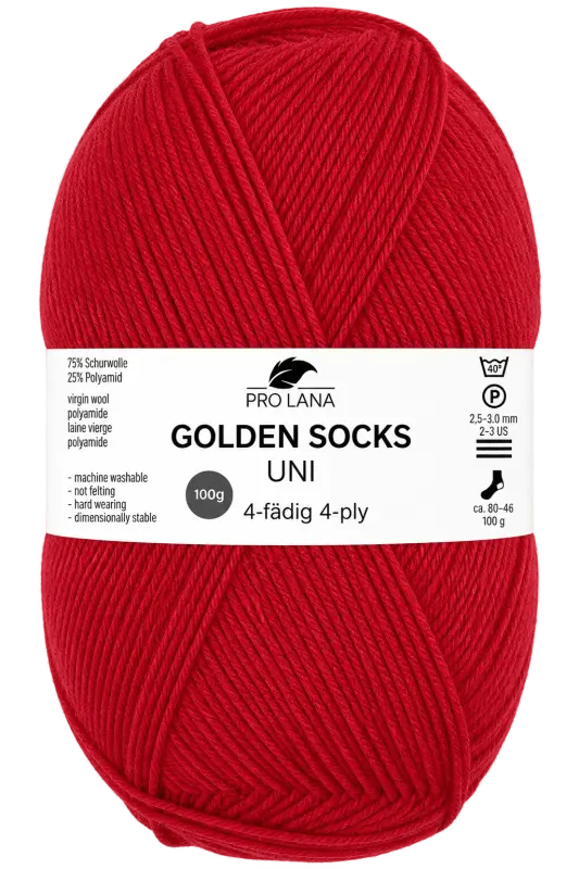 Pro Lana Golden Socks Uni 4-Fach - Hobbyboutique Monique