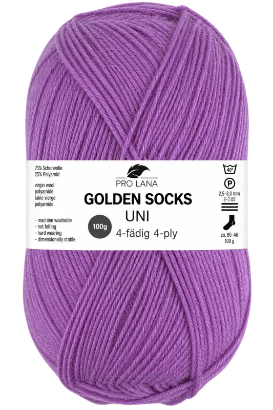 Pro Lana Golden Socks Uni 4-Fach - Hobbyboutique Monique