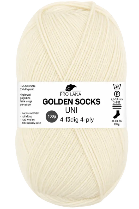 Pro Lana Golden Socks Uni 4-Fach - Hobbyboutique Monique