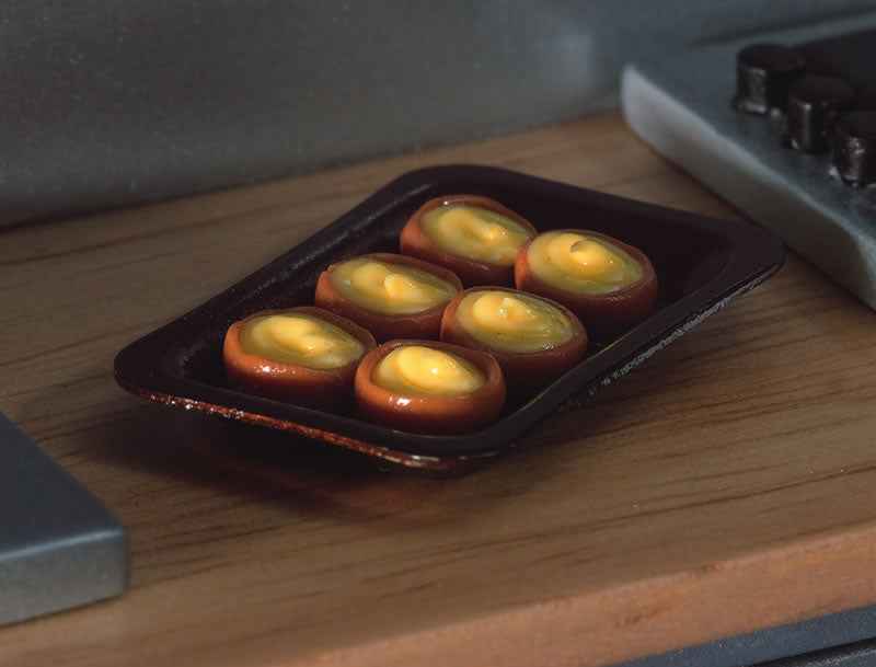 Tray met Yorkshire pudding