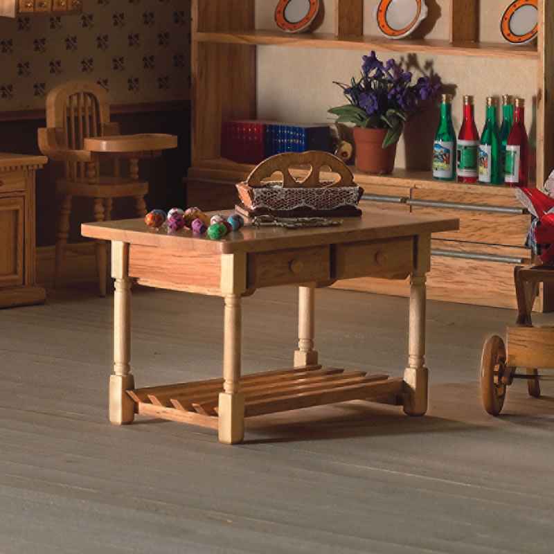 Keuketafel met laatjes