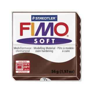 Fimo soft kleurnr 75, aardebruin