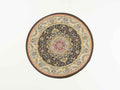 Ebony-Ray Victorian Round Rug
