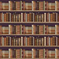 Traditional Bookcase Wallpaper
