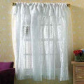 White Lace Curtains