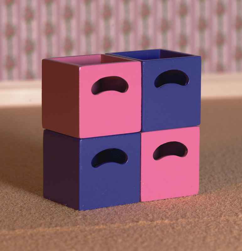 Opbergdozen, 4 stuks