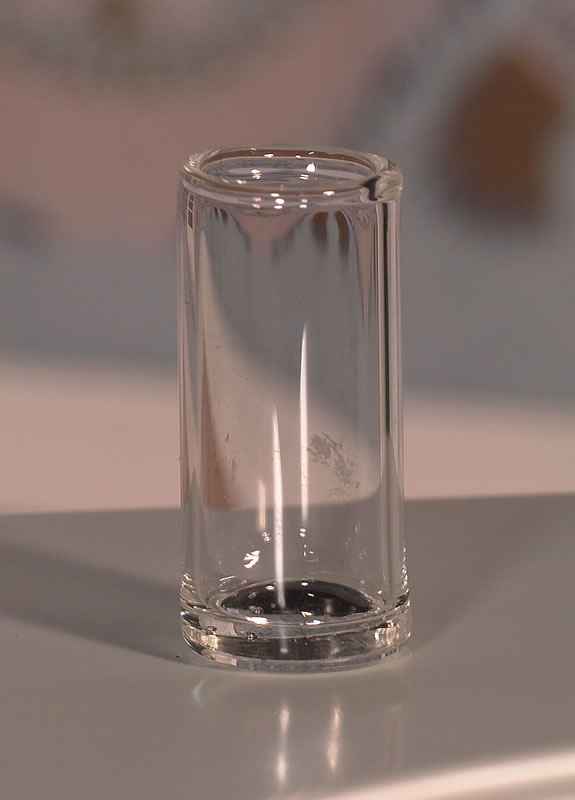 smalle glazen cylinder vaas