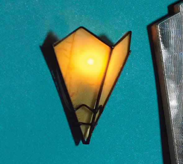 Gemarmerd wandverlichting