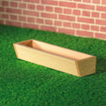 voer of plantenbak blank hout