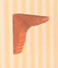 licht hout wandsteun per 4