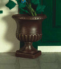 plantpot in bruin