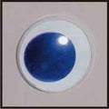 2 Aannaai wiebeloogjes blauw