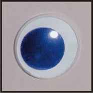 2 Aannaai wiebeloogjes blauw
