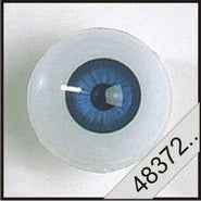 Poppenogen glastic (paar)
