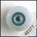 2 Poppenogen glastic violet