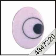 2 fantasieogen zwart