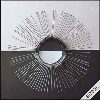 Snorharen zwart, 7cm, 10 stuks