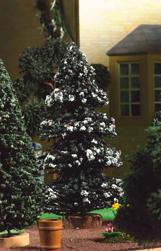 Besneeuwde kerstboom