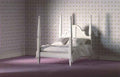 wit 2 persoons bed