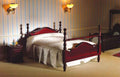 2 persoonsbed, mahonie