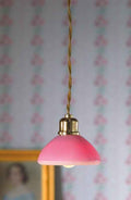 Plafondlamp in roze