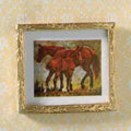 Schilderij met paarden