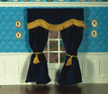 Navy Blue Velvet Curtains