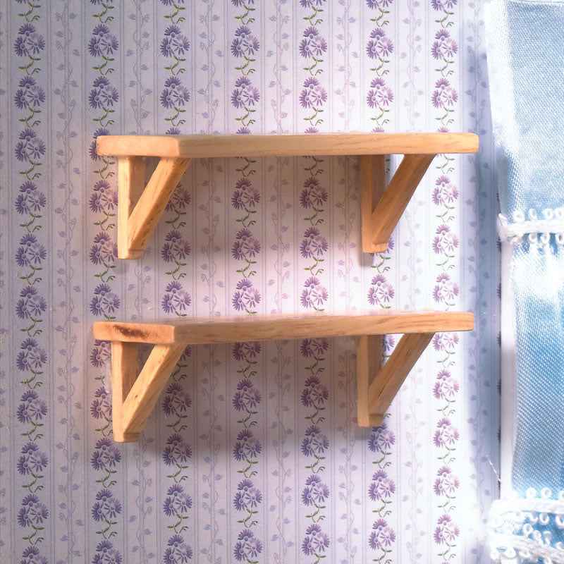 Kleine wandplankjes, 2 stuks