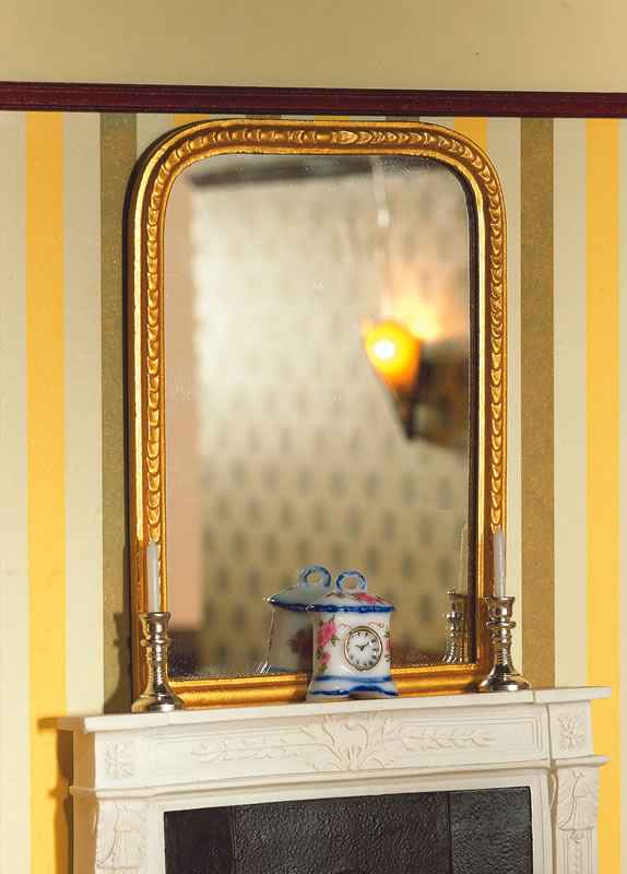 wandspiegel in goud groot model