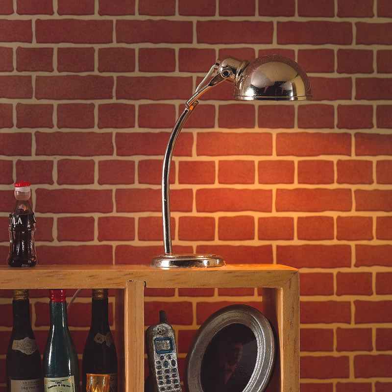 Lees- of bureaulamp in zilverkleur