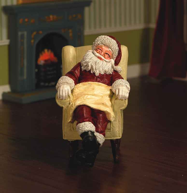 Slapende kerstman