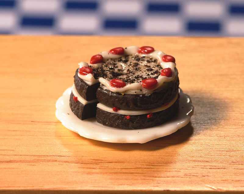 Chocolade met kersentaart