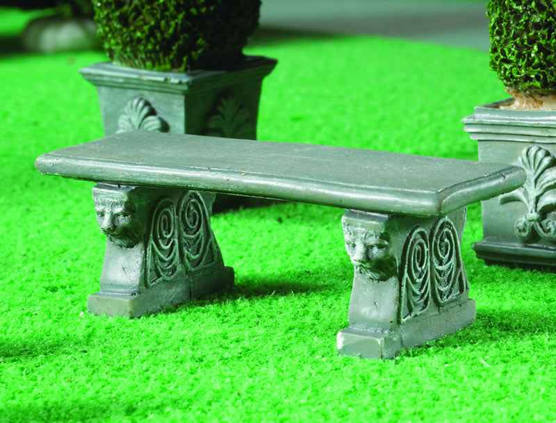 tuinbank groen grijs beton