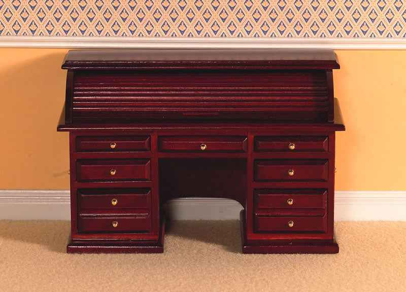 mahonie houten rol bureau