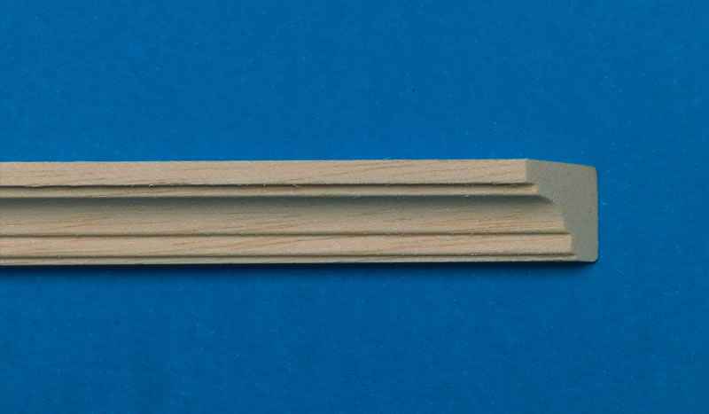 blank houten afwerk latjes per 6