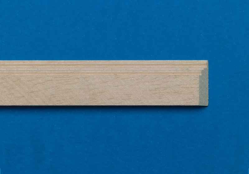 blank houten afwerk latjes per 6