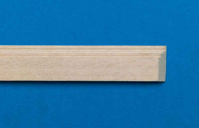 blank houten afwerk latjes per 6