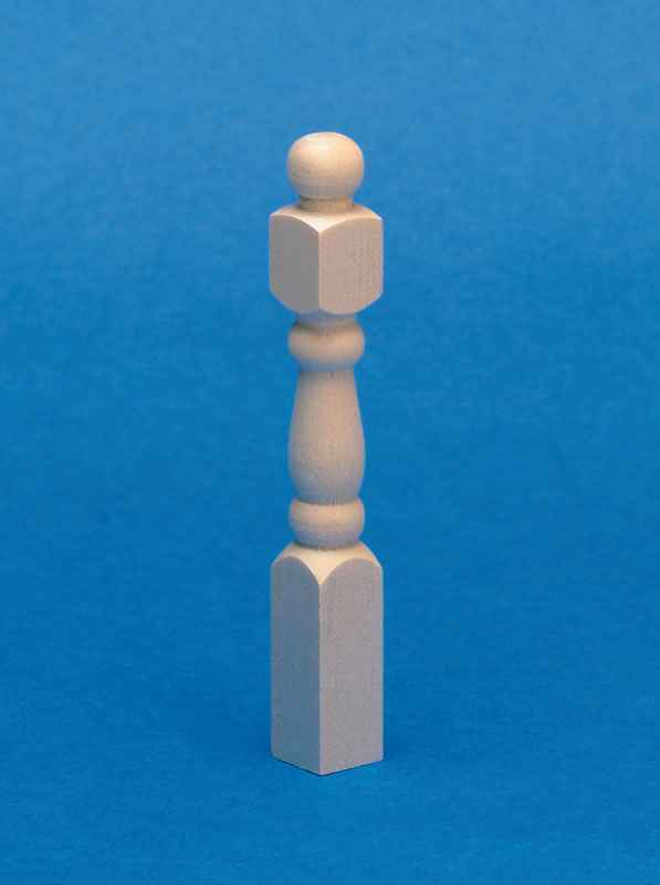 trapposten blank hout per 6