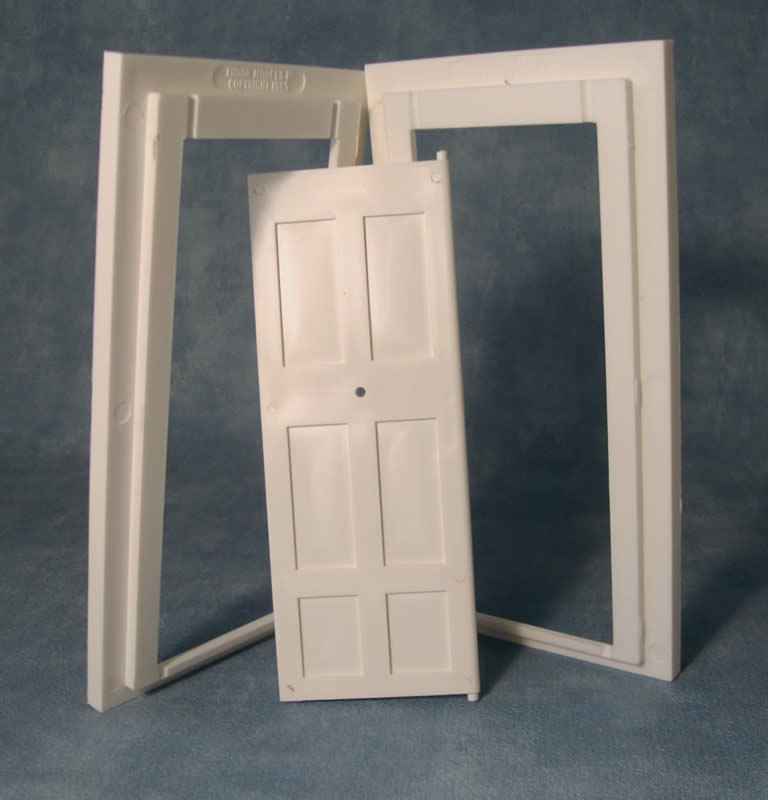 Kunststof deur met frames