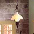 olielamp hang model koperkleur