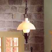 olielamp hang model koperkleur