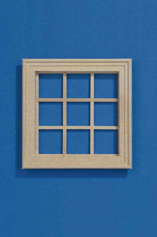 9 vaks raam blank hout