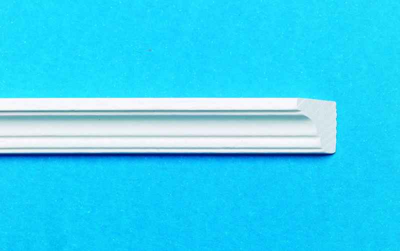 witte afwerklatjes, 6 stuks