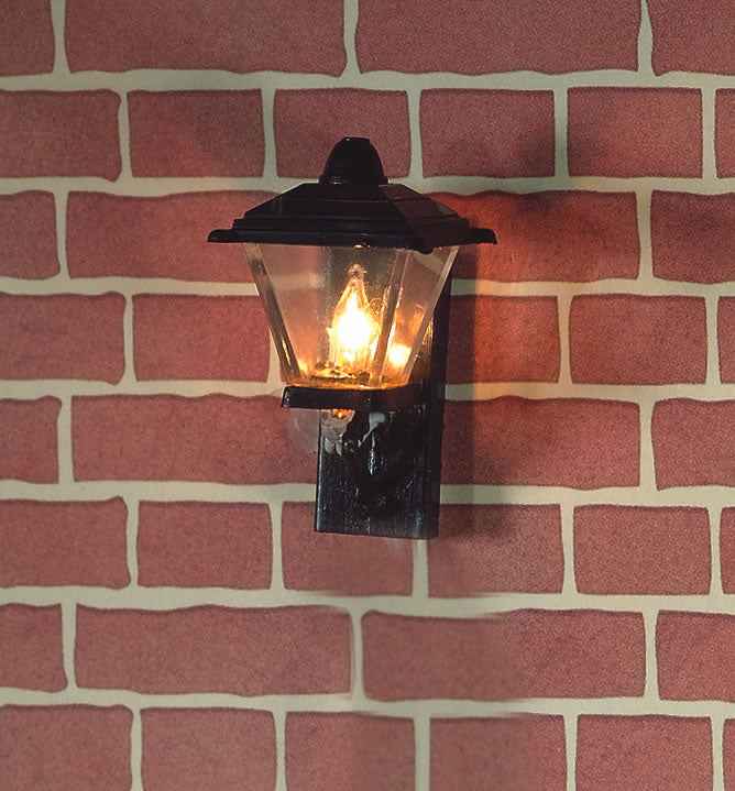 zwarte wandlamp buiten model