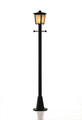 grootte straatlamp, zwart