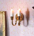 wandlamp dubbel kaarsmodel