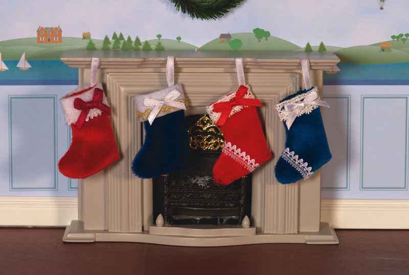luxe kerstsokken per 4