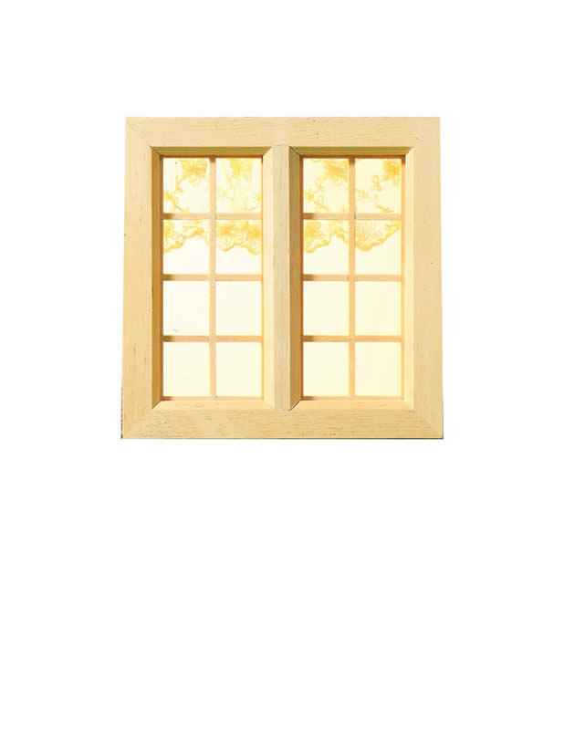 blank houten 2 luik raam