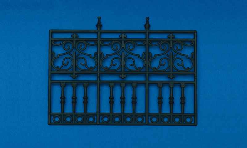 plastic railing 3 vakken