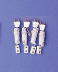Verlengsnoeren, 4 stuks